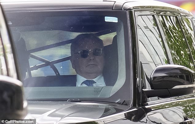 After his three-hour appearance on the GB News breakfast show on Wednesday, Eamonn Holmes was seen driving away in a Range Rover looking dejected