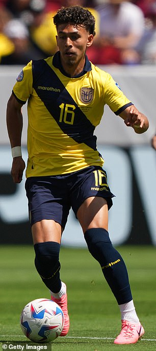 The winger, 22, has scored one goal in two Copa America matches and impressed in the group stages