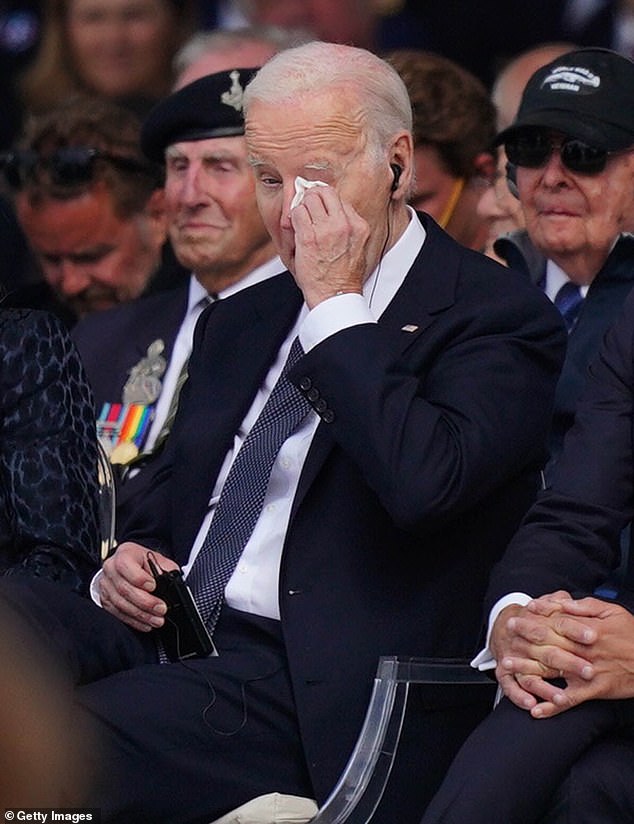 It was the kind of day when Biden is in his element: mourning the dead, celebrating final victory and tying the thread of history to his big message that democracy is fragile and must be defended.