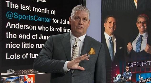 John Anderson wrapped up his final episode of SportsCenter on ESPN on Friday night