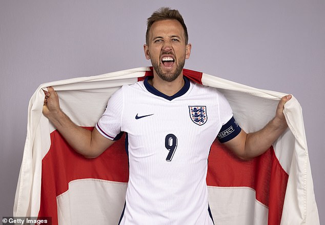 Harry Kane (pictured) aims to win the Golden Boot at the 2024 European Championship