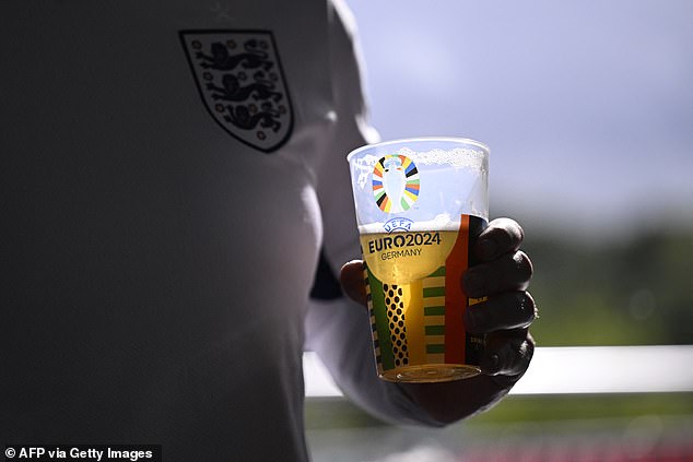 The English fans would be subject to the drink restrictions before the U-turn