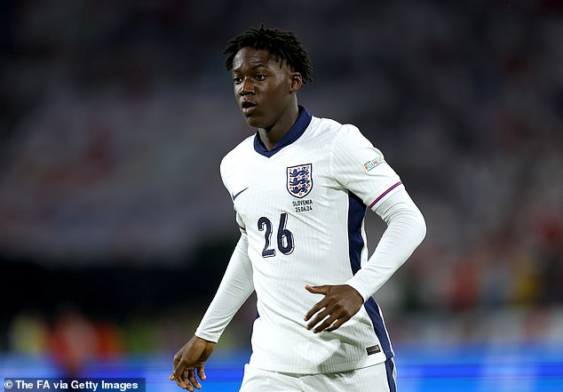 Fans praised Kobbie Mainoo for making an 'instant impact' in England's match against Slovenia