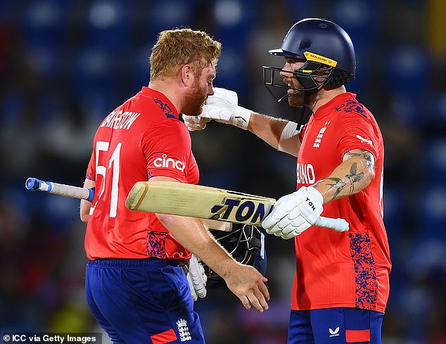 Phil Salt and Jonny Bairstow led England to a stunning win over the West Indies in St. Lucia