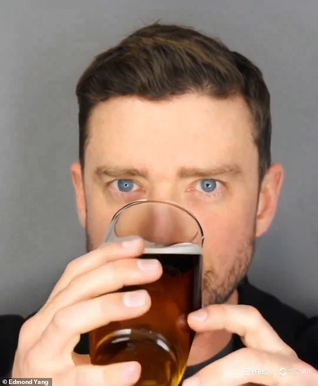 A fake AI-generated video of Justin Timberlake drinking beer during his drunk driving arrest has shocked fans