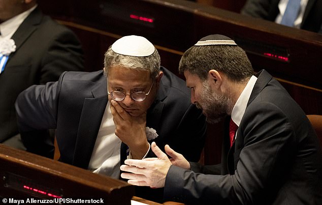 National Security Minister Itamar Ben-Gvir (pictured, left) and Finance Minister Bezalel Smotrich (pictured, right) both said they did not want Israel to make a deal