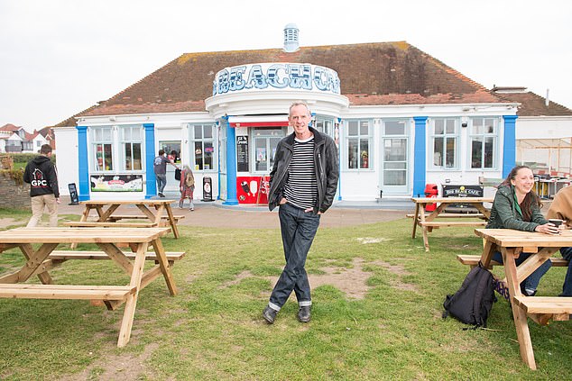 Fatboy Slim's Brighton Beach cafe was targeted by vandals in the early hours of Friday, forcing the hotspot to close