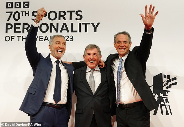 Footage has emerged of Graeme Souness (left) calling into a radio show to defend his former Liverpool teammate (Alan Hansen)