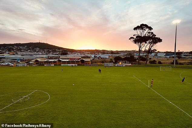 The Railways Football Club in Albany, Western Australia is giving one lucky Australian the chance to name its home stadium (pictured)