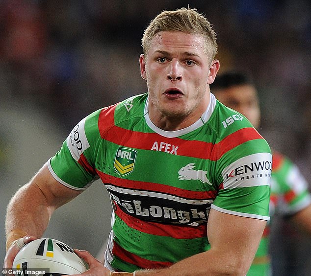 Former NRL sponsor George Burgess (pictured playing for Souths) launches shock footy comeback with Sydney's South Eastern Seagulls team