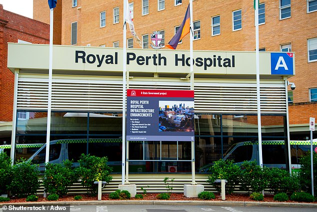 The woman allegedly hit was taken to Royal Perth Hospital with serious injuries