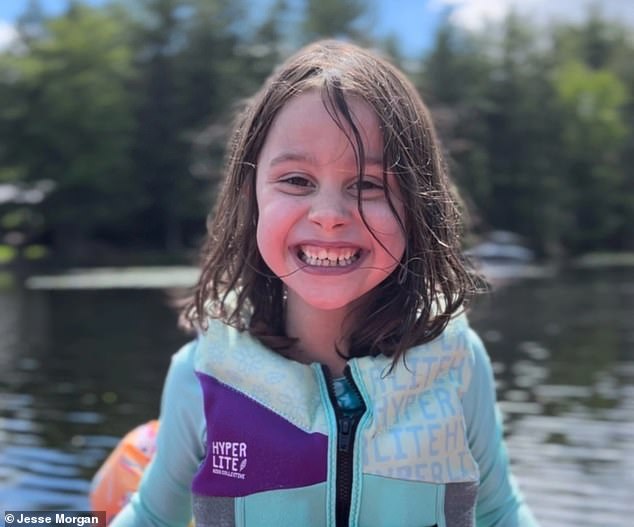 The young family prepared to return to their home in Stockholm, New Jersey, after enjoying a week of kayaking and outdoor activities