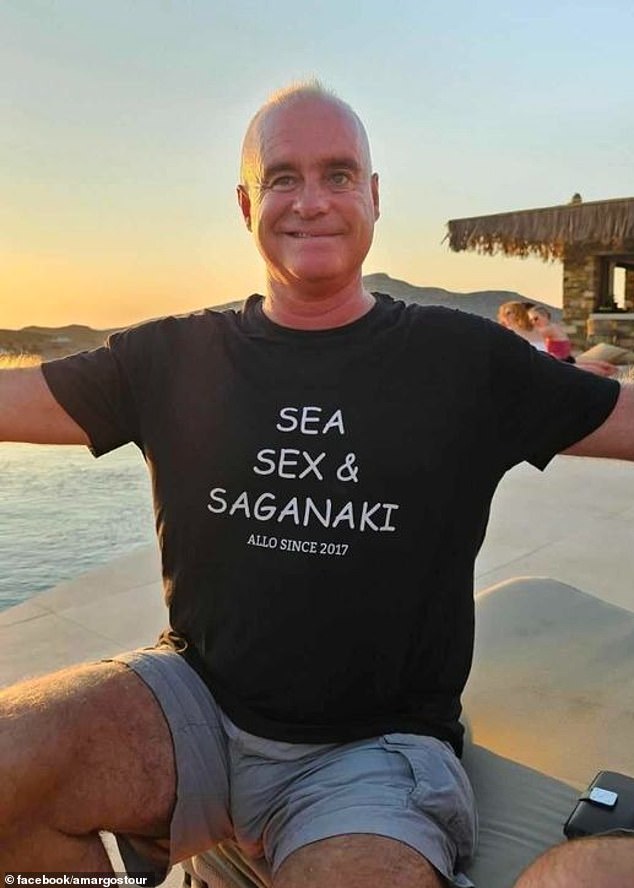 Albert Calibet, 58, of Hermosa Beach, California, went missing on the Greek island of Amorgos on Tuesday after leaving for a hike