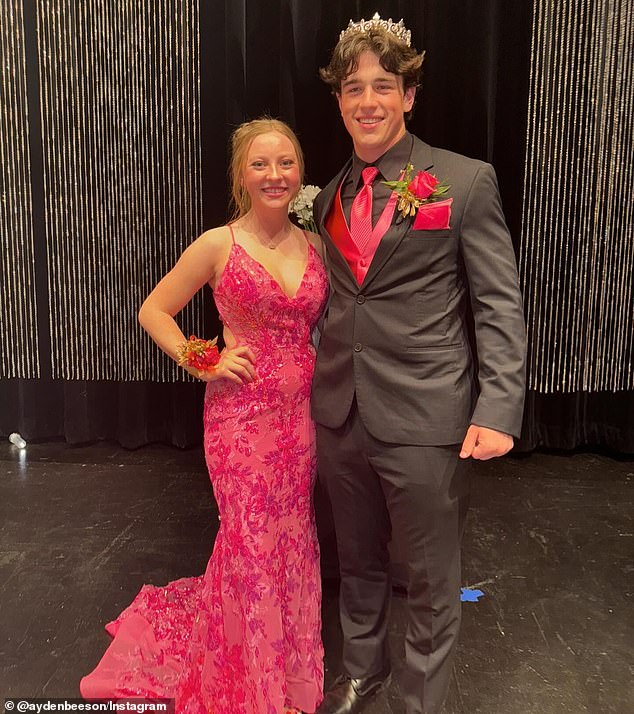 Ayden Beeson, 17, was voted prom king by his classmates at Centerville High School weeks before he mysteriously drowned in a lake