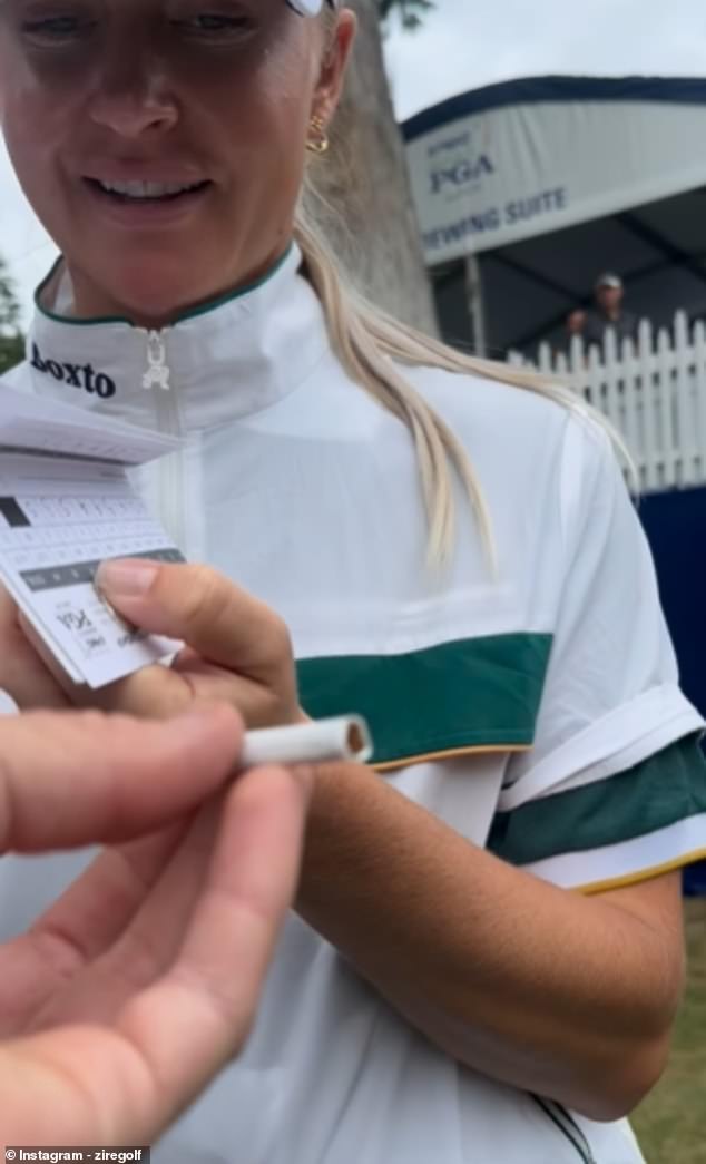 British golfer Charley Hull enjoys her viral moment from the US Women's Open