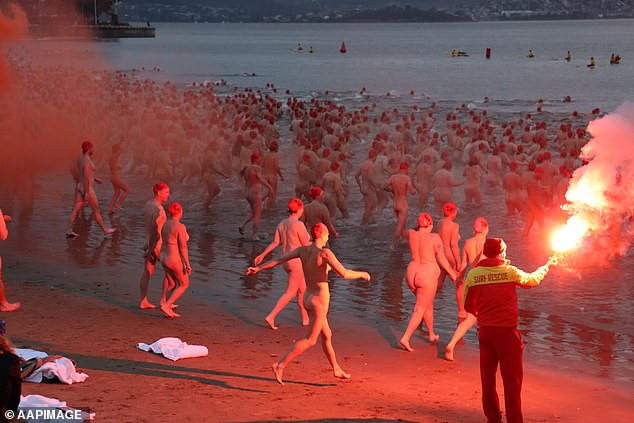 The Nude Solstice Swim has become a staple of Tasmania's popular Dark Mofo event since its debut in 2013