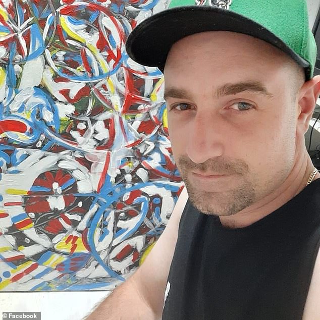 Forrest Stevenson, 36 (pictured), has been charged with murder after Andres Malmis Pancha, 45, was allegedly killed at Frankston Pier at 6am on Saturday