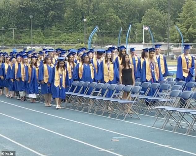 Perez was one of 15 McKinney Vento students to graduate from his high school.  The district had a 100 percent graduation rate