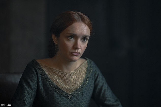 Olivia Cooke, who plays Queen Alicent Hightower, appeared in the second season of House of the Dragon, which debuted Sunday on HBO