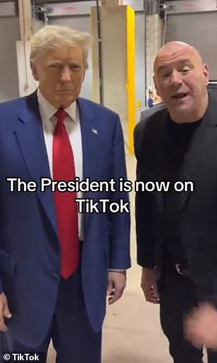 Donald Trump and Dana White