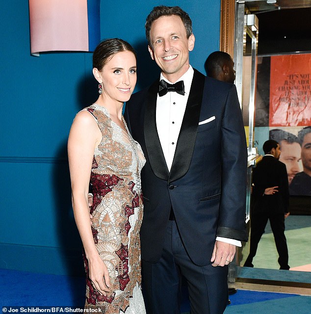 American comedian Seth Meyers married human rights lawyer Alexi Ashe on September 1, 2013 (photo)