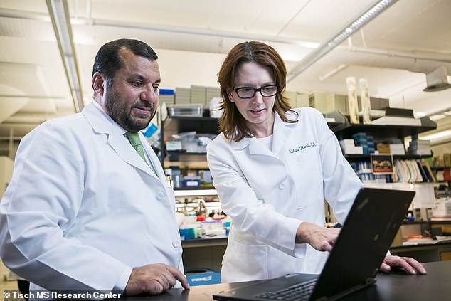 Dr.  Harris along with Dr. Saud A. Sadiq, the director and chief research scientist of Tisch MSRCNY.  Ms Gordon-Cartier said things changed for her during her MS treatment when she met Dr Sadiq, who made her feel like there was a way to fight back against the disease.