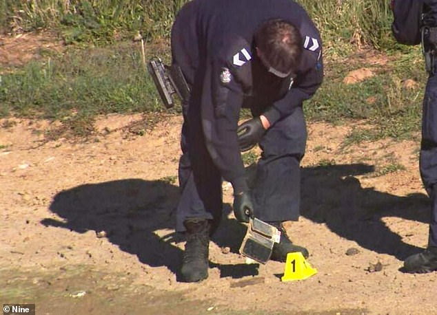 Her muddy phone was found next to a dam on Wednesday