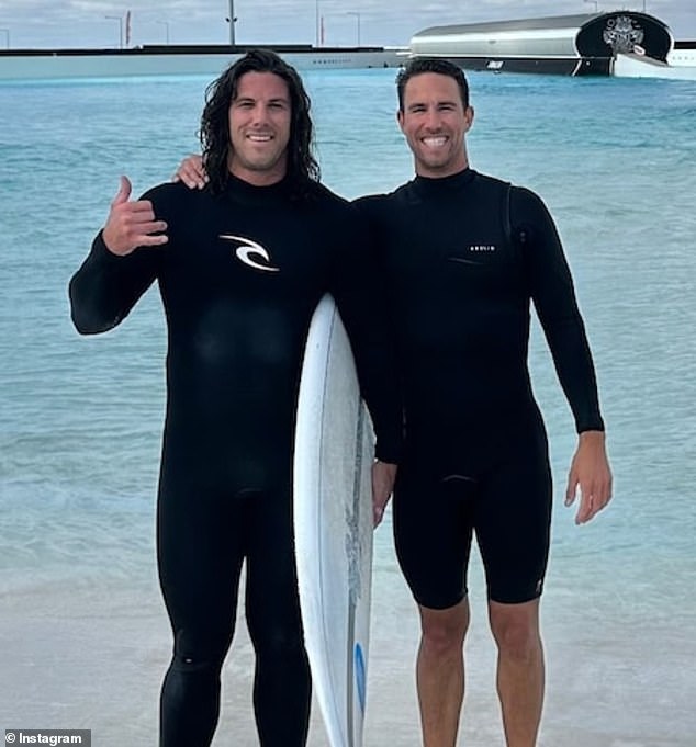 Brothers Jake and Callum Robinson (pictured), 30 and 32, and their American partner Jack Rhoad, 30, went missing during a surfing trip in Mexico's Baja California province