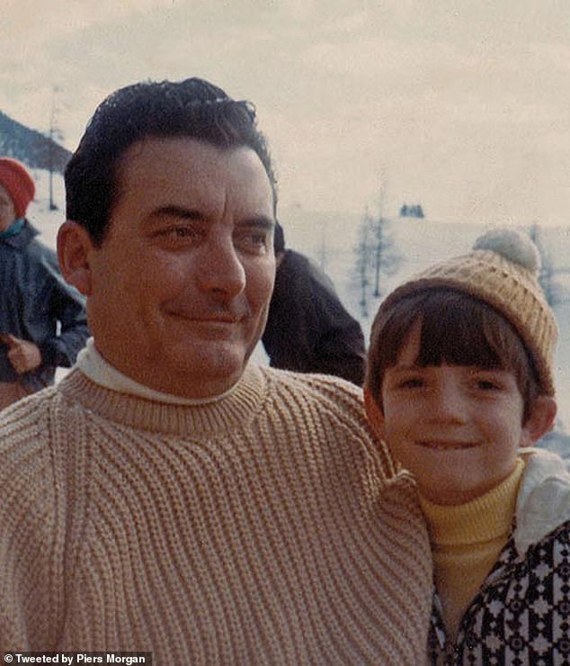 The music mogul, 64, spoke in one of his most open and emotional interviews yet on the Diary of a CEO podcast, where he told how after his losses he 'reached the point where nothing mattered anymore' (seen with his father)