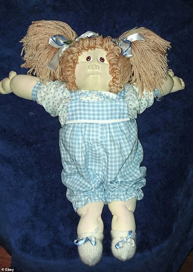 Original soft sculpture Cabbage Patch Doll by Xavier Roberts