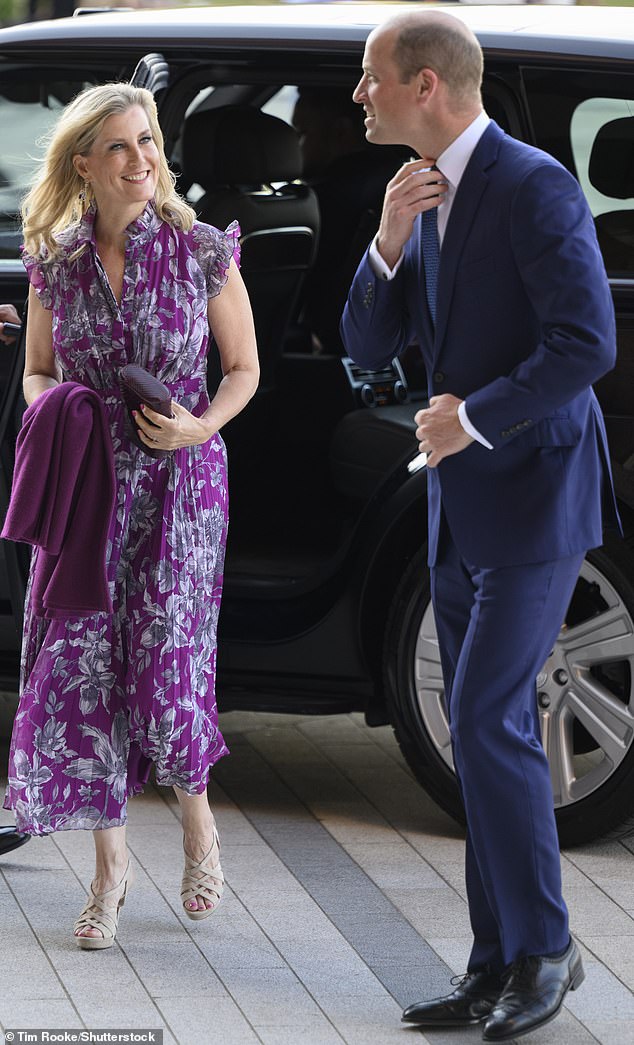 The Duchess of Edinburgh and Prince William attend the 'Rhino Man' film screening in London in June 2023.  A body language expert described the interactions between the two as similar to those of a proud mother and her son