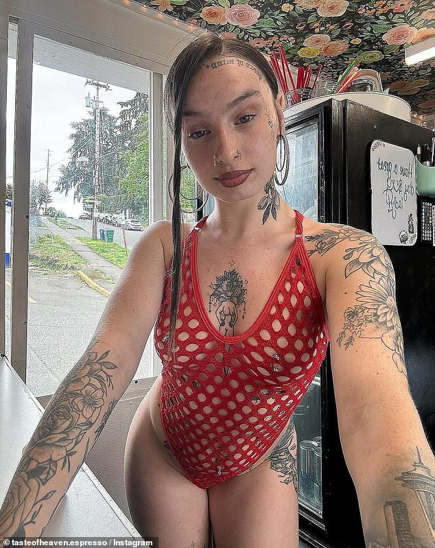 Emma Lee pictured in her barista shop