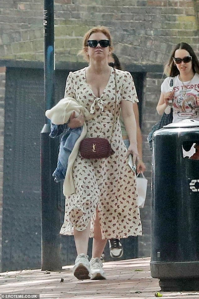 Isla Fisher – who lived in her native Australia with British husband Sacha Baron Cohen – is house hunting in Hampstead, north London (pictured in Hampstead last month)