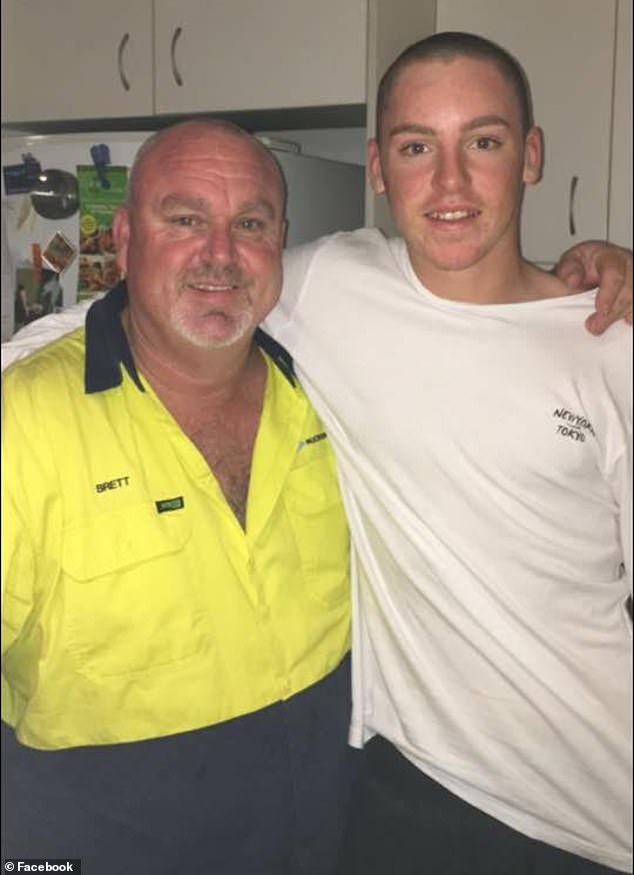 Mr Beasley has described his son Jack's killer (pictured father and son) as a 