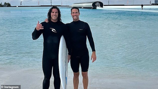 Brothers Jake and Callum Robinson (pictured), 30 and 32, and their American partner Jack Rhoad, 30, went missing six weeks ago during a surfing trip in Mexico's Baja California province