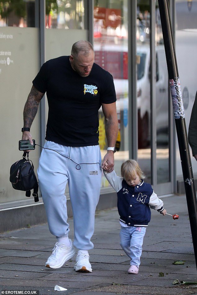 Bodhi seemed to enjoy her outing as she held her father's hand on Saturday