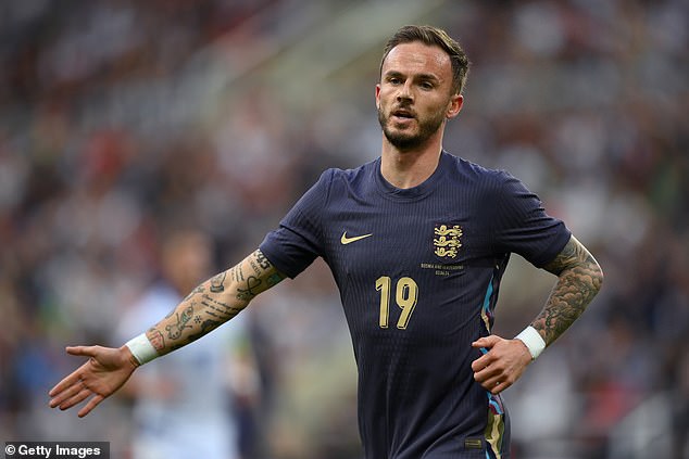 James Maddison is left OUT of Englands final 26 man squad