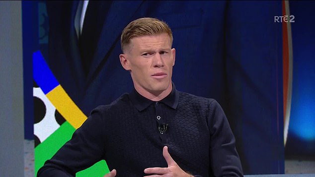 James McClean played alongside Declan Rice in three of his 104 games for the Republic of Ireland
