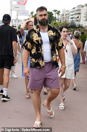 Seen in Cannes last week, he looks noticeably slimmer since his retirement