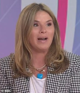 Jenna Bush Hager made an epic faux pas during Tuesday's Today with Hoda & Jenna
