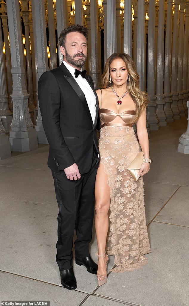 The celebrity couple, whose marriage is said to be on shaky ground, was photographed at the LACMA gala last November