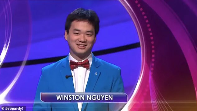 Math teacher Winston Nguyen, 37, from Brooklyn, had previously competed on Jeopardy!