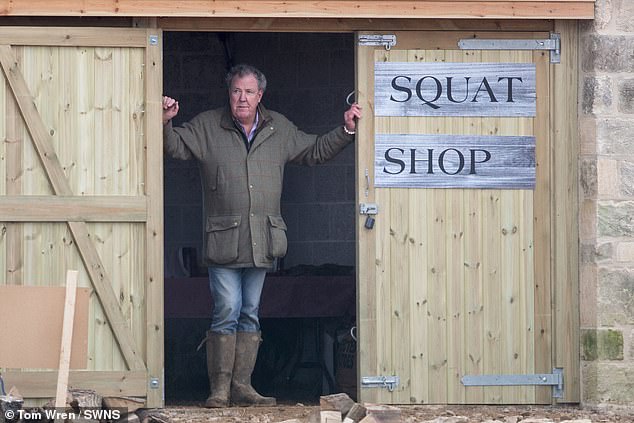 Villagers feared traffic chaos amid rumours that Jeremy Clarkson (pictured at his farm shop) wanted to buy a historic pub that could attract large crowds
