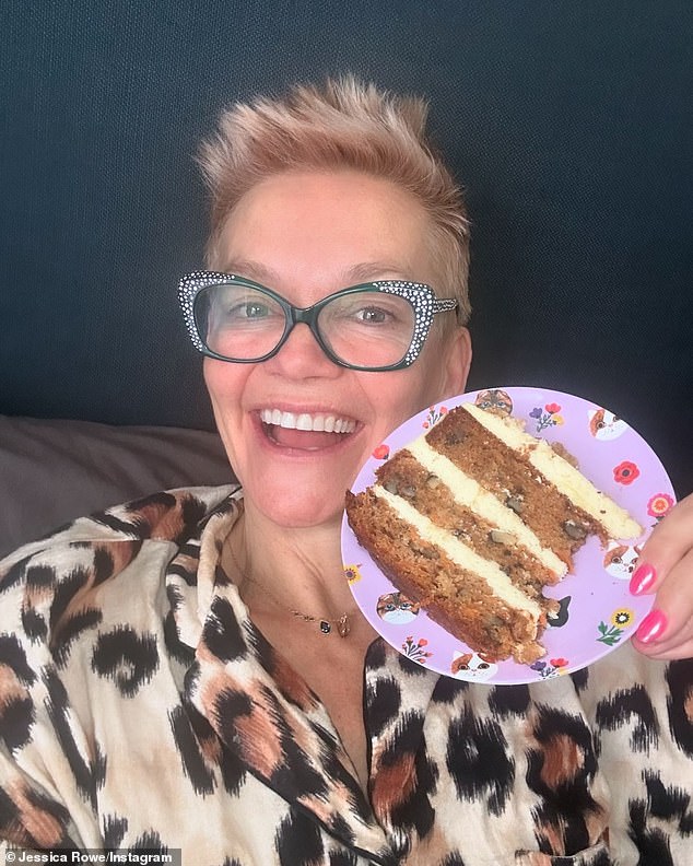 Jessica Rowe showed off her very youthful-looking face as she celebrated her 54th birthday on Sunday