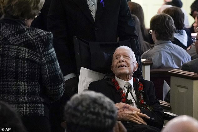 Jason Carter, grandson of Jimmy Carter (pictured), said there is 