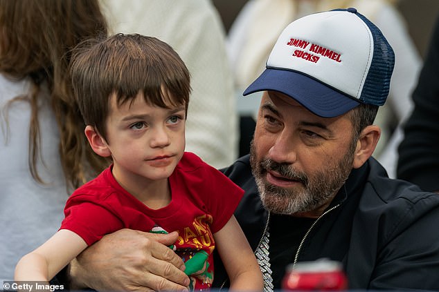 The lead surgeon who performed surgery on Jimmy Kimmel's 56-year-old son Billy speaks about the seven-year-old's 'very severe form' of heart condition;  Jimmy seen with Billy in 2022