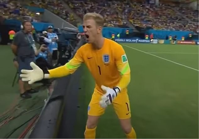Ex-England goalkeeper Joe Hart has explained his tirade against a ball boy at the 2014 World Cup