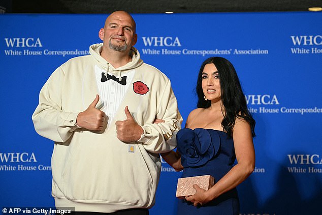 Sen. John Fetterman, D-Penn., and his wife Gisele were hospitalized after a car accident in northern Maryland on Sunday morning