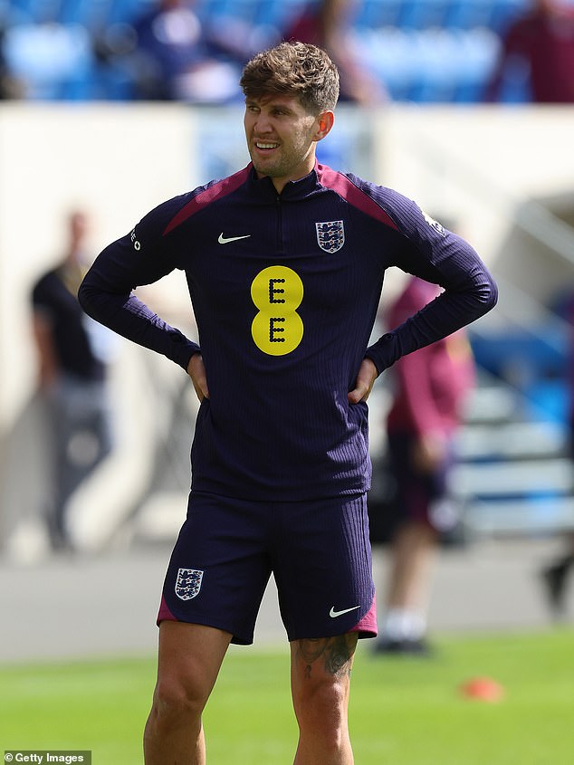 Manchester City star John Stones will miss England training on Wednesday due to an illness