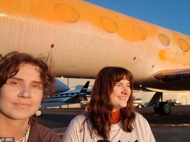 Two Just Stop Oil activists broke into a VIP private airfield at Stansted Airport